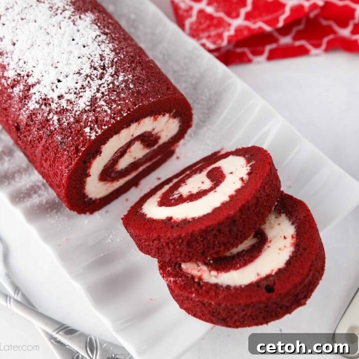 Red Velvet Cake Roll