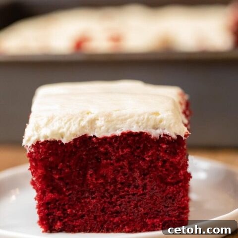 Red Velvet Sheet Cake