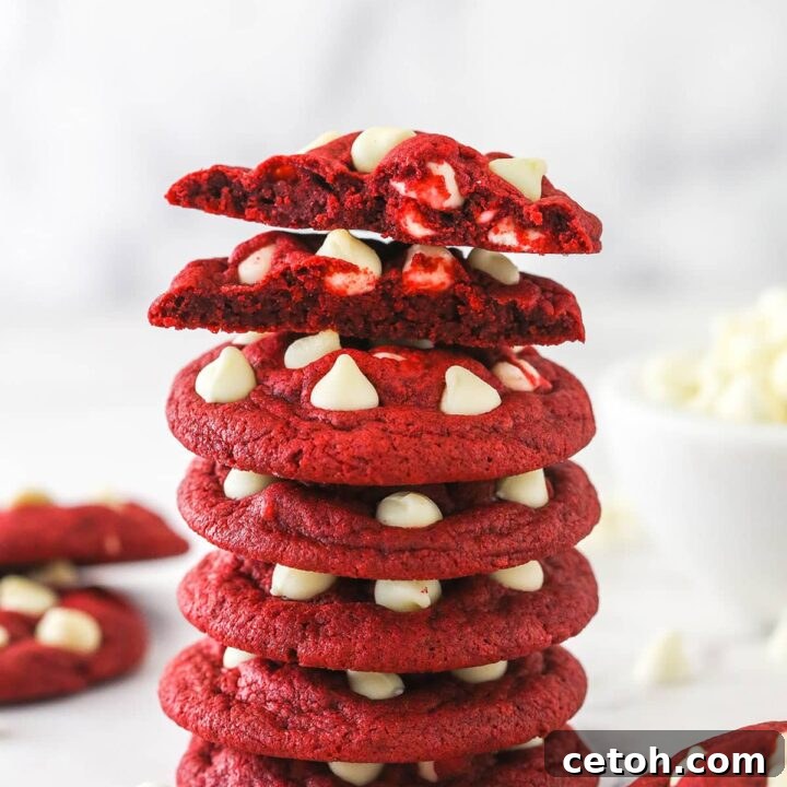 Red Velvet Cookies - Easy Holiday Baking!
