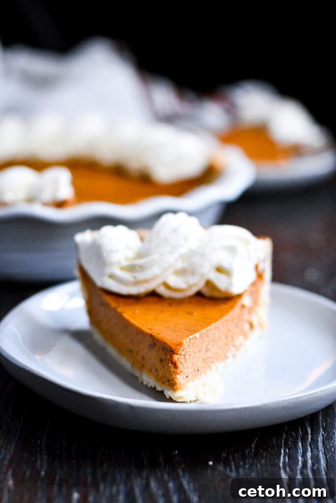Looking for a quick dessert? This easy pumpkin pie recipe comes together in minutes with a rich, creamy filling!