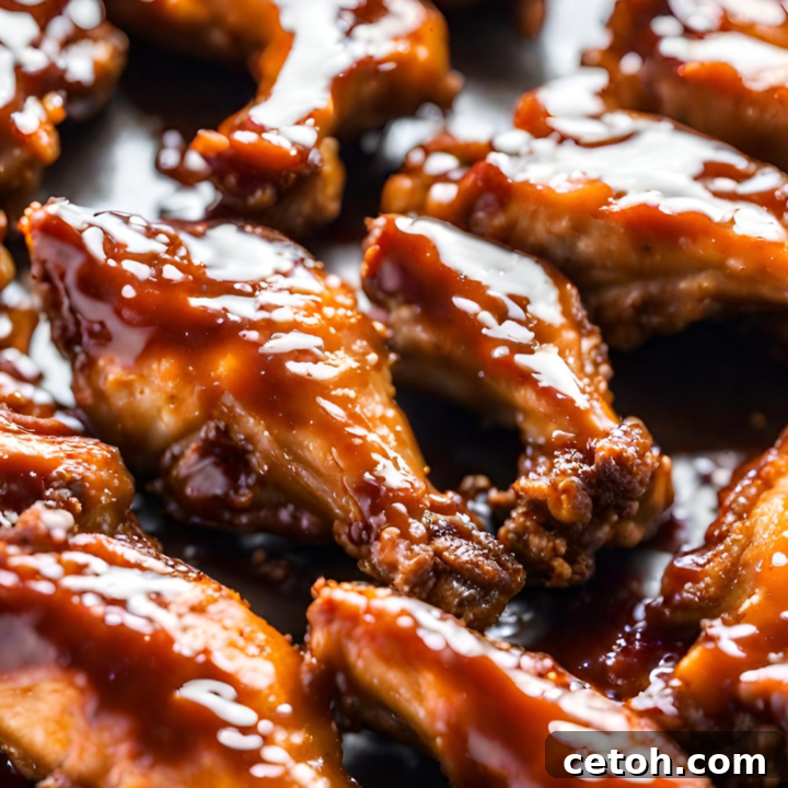 Master the secret to oven-baked Sticky BBQ Wings with our easy-to-follow recipe.