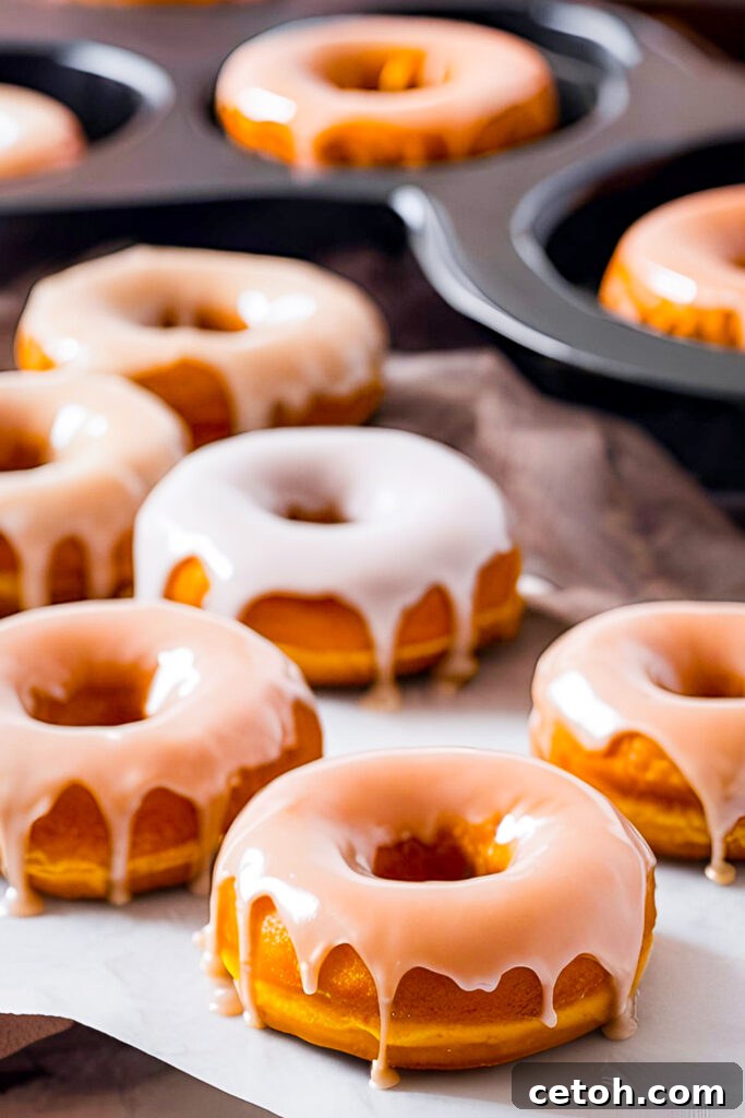 Bring cozy fall vibes to your kitchen with these easy-to-make pumpkin donuts topped with a rich salted caramel glaze. A must-try for pumpkin lovers and autumn enthusiasts alike!