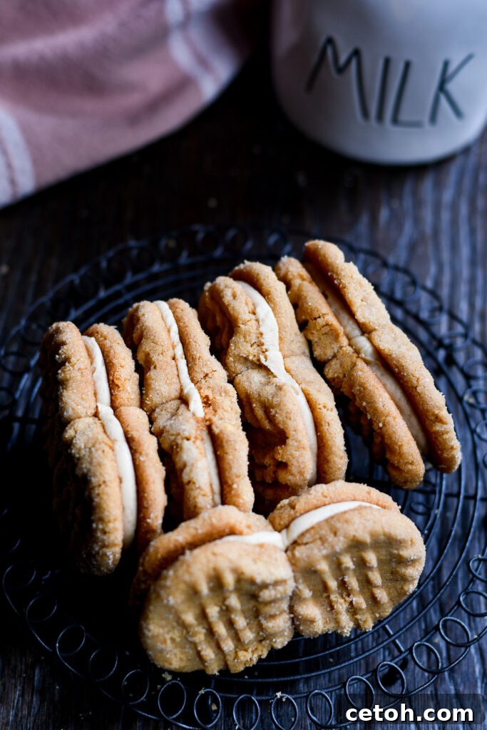 Bake up nostalgia with our peanut butter cookies sandwich recipe – simple, sweet, and satisfying.