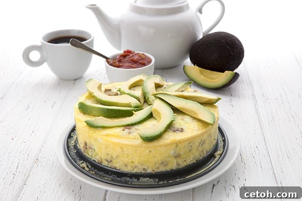 Speedy Keto Instant Pot Breakfast Bake 3 Keto California Breakfast Casserole with Coffee, Avocados, and Salsa