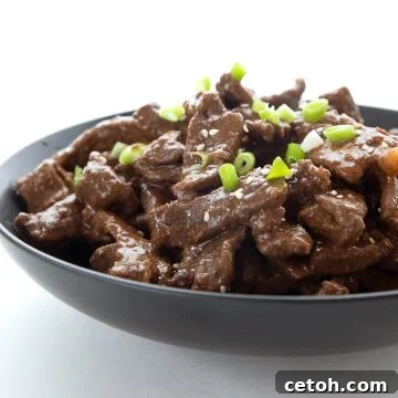 Keto Mongolian Beef for recipe card.
