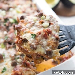 Keto Enchilada Casserole