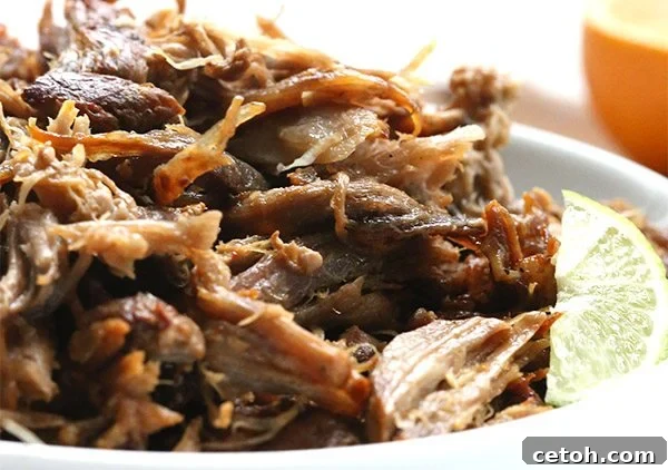 Mmmmm, carnitas. This recipe is low carb, paleo and Whole 30 compliant, ideal for freezing and versatile meals.