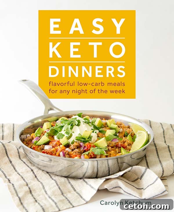 Easy Keto Dinners Cookbook cover