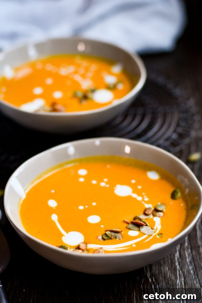 Easy prep, big taste: Our simple easy pumpkin soup recipe is a must-try for fall.