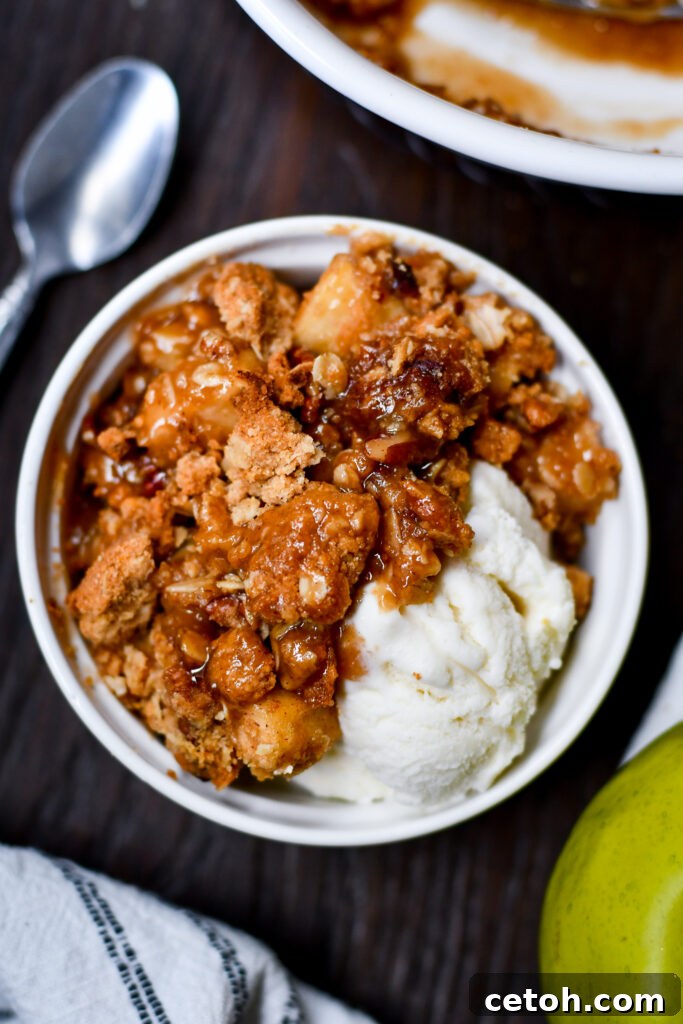 Crunchy, sweet, and secret! Our Quaker Oats Apple Crisp recipe will have you guessing the special ingredient with every bite.