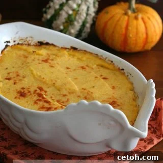 Low Carb Butternut Squash and Cauliflower Casserole