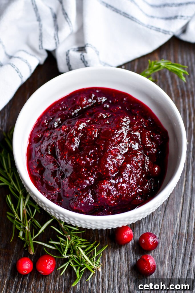 Elevate your Thanksgiving feast with this Easy Cranberry Sauce recipe, the perfect addition to your lineup of Thanksgiving side dishes.