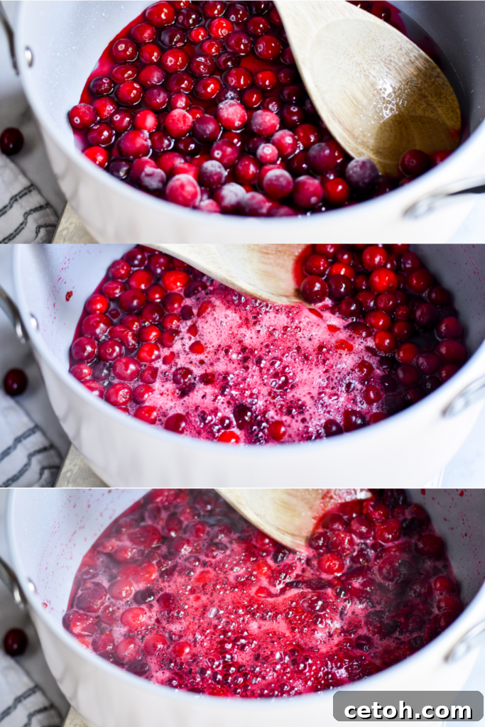 Make your Thanksgiving memorable with this foolproof Easy Cranberry Sauce, a must-have on your list of Thanksgiving side dishes.