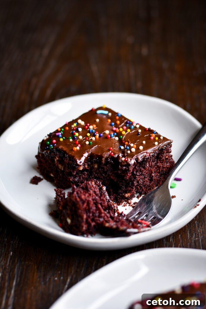 Discover the easiest Chocolate Crazy Cake recipe that doesn't require eggs, milk, or butter, yet delivers a rich and moist dessert.