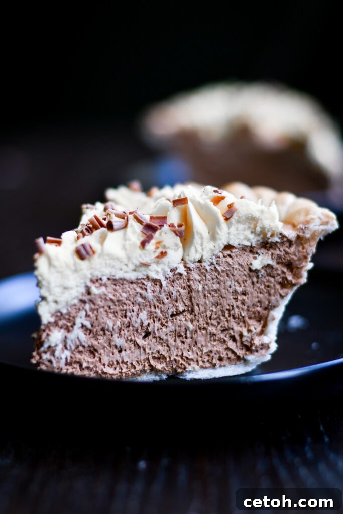 Decadent and smooth — this No-Bake Chocolate Silk Pie is the ultimate make-ahead dessert for chocolate lovers.