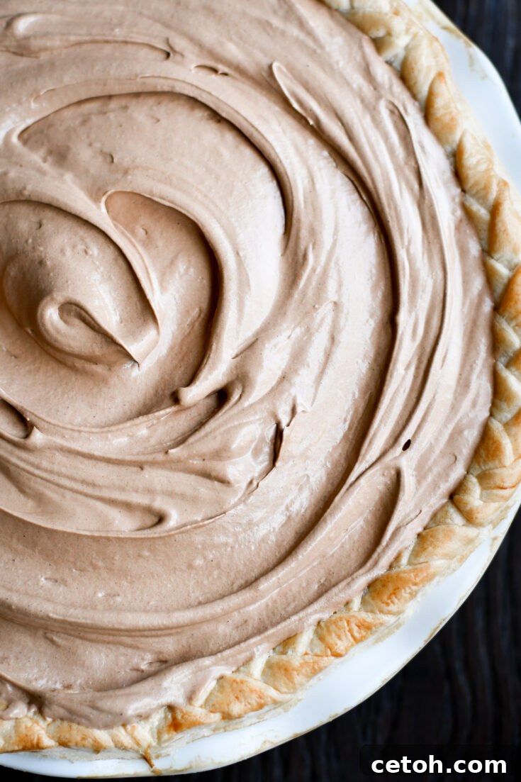 No-Bake Chocolate Silk Pie