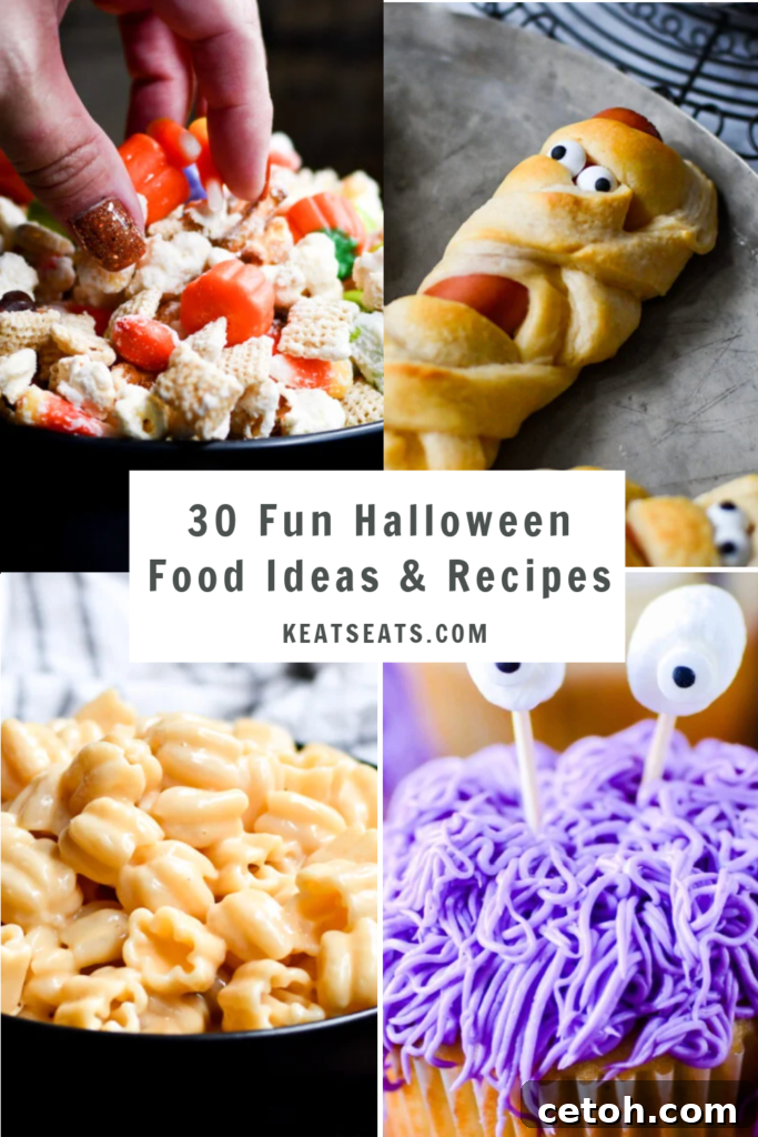 Get ready for Halloween with 30 easy and creative food ideas! From savory bites to spooky sweets, there’s something for everyone to enjoy at your next party or family gathering.