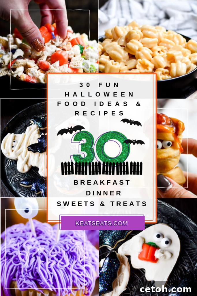 Spice up your Halloween with these 30 fun food ideas! Perfect for party appetizers, desserts, and spooky snacks that will impress your guests and family.