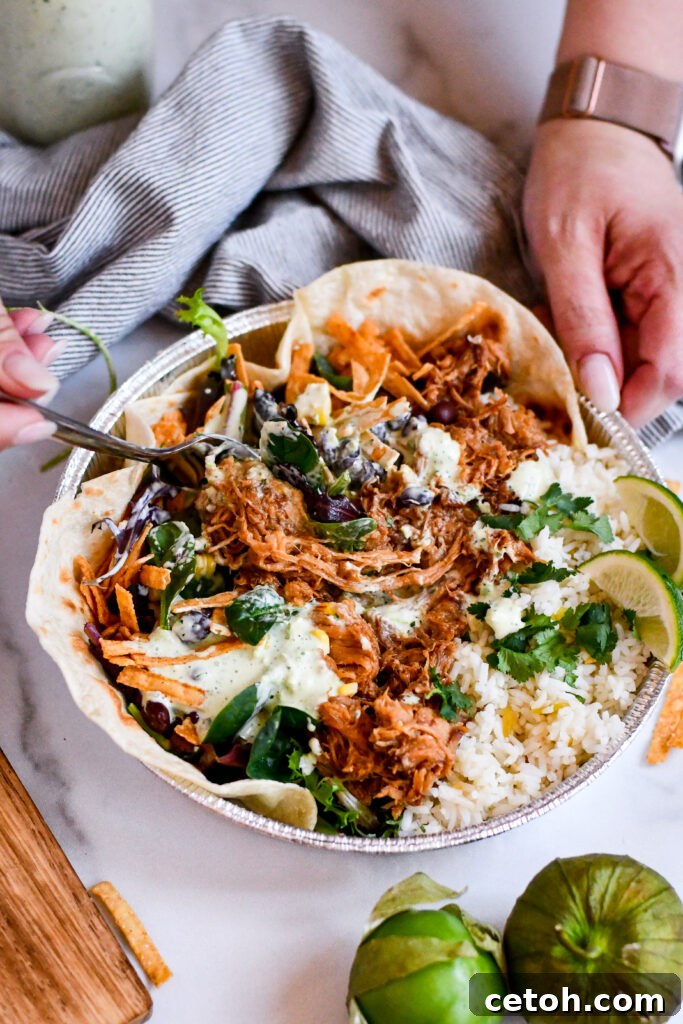 Bring restaurant-quality flavor home with this Sweet Pork Salad Café Rio style, featuring slow-cooked pork, crisp fresh veggies, creamy dressing, and an abundance of crunch.