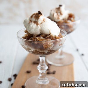 Keto Coffee Granita Chill 2 Two glasses filled with keto coffee granita, with whipped cream on top.