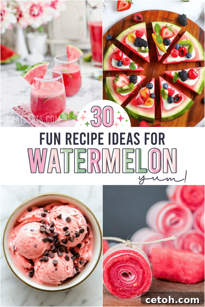 Beat the heat with these 15 easy watermelon treats! Perfect for BBQs, pool parties, and summer holidays like Memorial Day or the 4th of July.