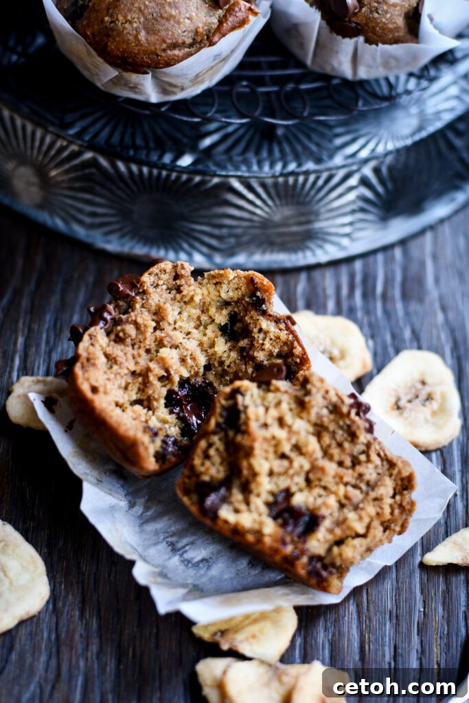 Start your day right with Gluten-Free Dairy-Free banana muffins – a delicious and nutritious choice.