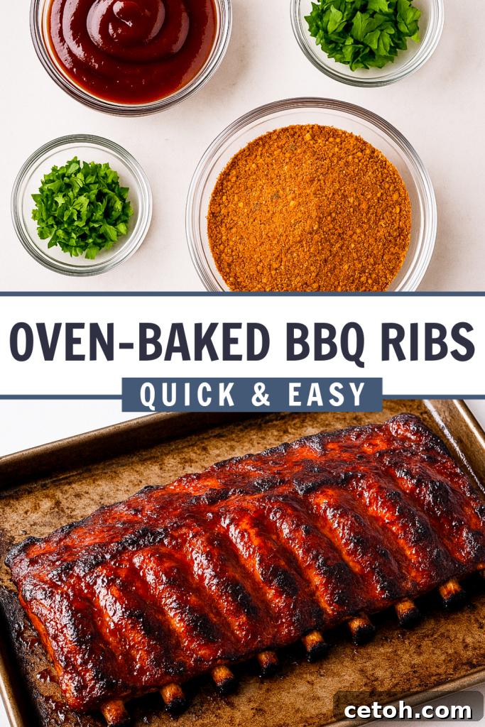 Juicy BBQ ribs baked to perfection in just 90 minutes! This easy rib recipe is tender, flavorful, and perfect for any night of the week.