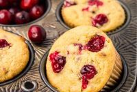 Tangy Keto Cranberry Muffins