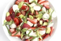 Strawberry Avocado Caprese Salad A Refreshing Twist and a Giveaway