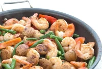 One-Pan Shrimp and Sausage Perfection