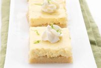 Tangy Keto Key Lime Squares