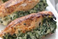 Delectable Spinach-Stuffed Chicken Breast