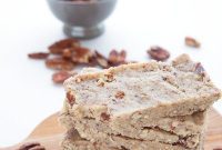 Decadent Keto Pecan Pie Protein Bars