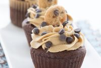 Keto Sugar-Free Cookie Dough Cupcakes