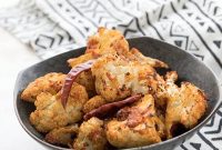 Fiery Harissa Air Fried Cauliflower