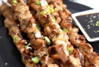 Sugar-Free Keto Japanese Chicken Skewers