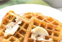 Cheesy Keto Zucchini Waffles