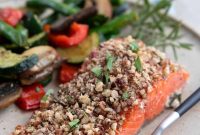 Crispy Pecan Salmon