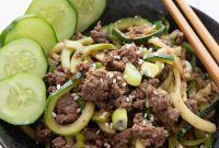 Low Carb Korean Beef Zoodles
