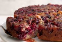 Ruby Red Cranberry Flip Cake