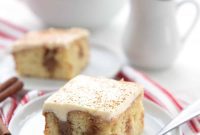 Keto Cinnamon Swirl Poke Cake