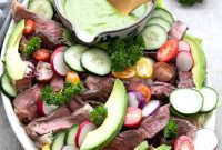 Chimichurri Grilled Steak Salad