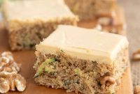 Guilt-Free Keto Zucchini Bars