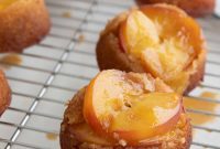 Golden Peach Keto Flip Cake