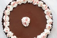 Decadent Keto Peppermint Truffle Tart