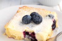 Zesty Keto Lemon Blueberry Butter Cake