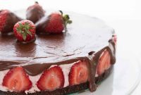 Luscious Keto Chocolate Strawberry Cheesecake