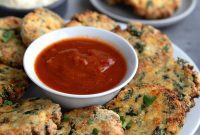 Savory Spinach Ricotta Fritters