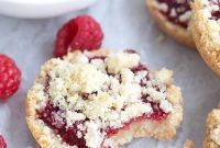 Keto Raspberry Streusel Cookies