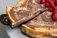 Decadent Swirled Keto Cheesecake